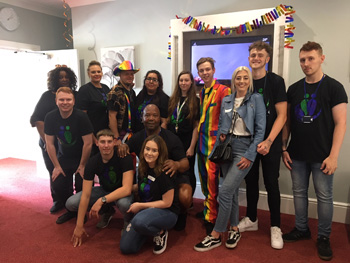 Specialist care provider Heathcotes Group has been promoting equality and diversity with a special LGBT Pride celebration at one of its services in Birmingham.